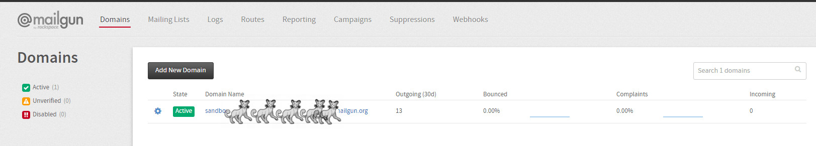 mailgun domains