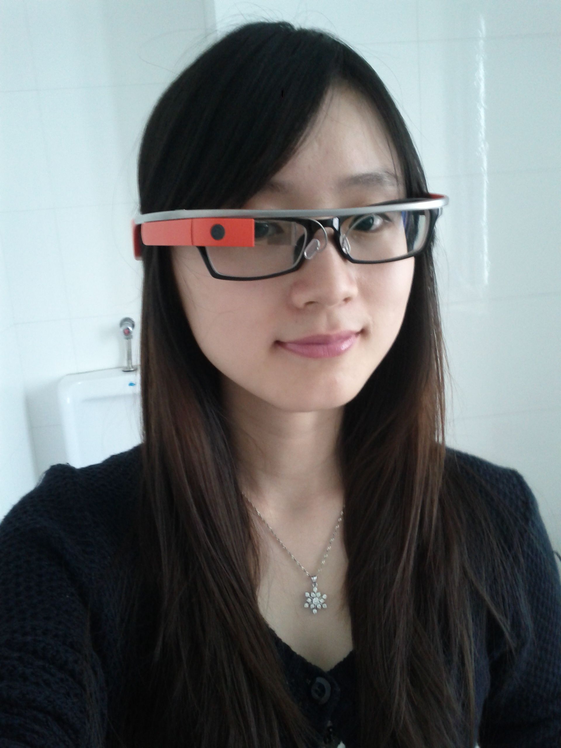 近视眼镜 + Google Glass