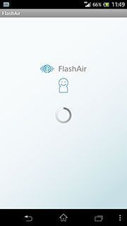 FlashAir android APP初始化界面