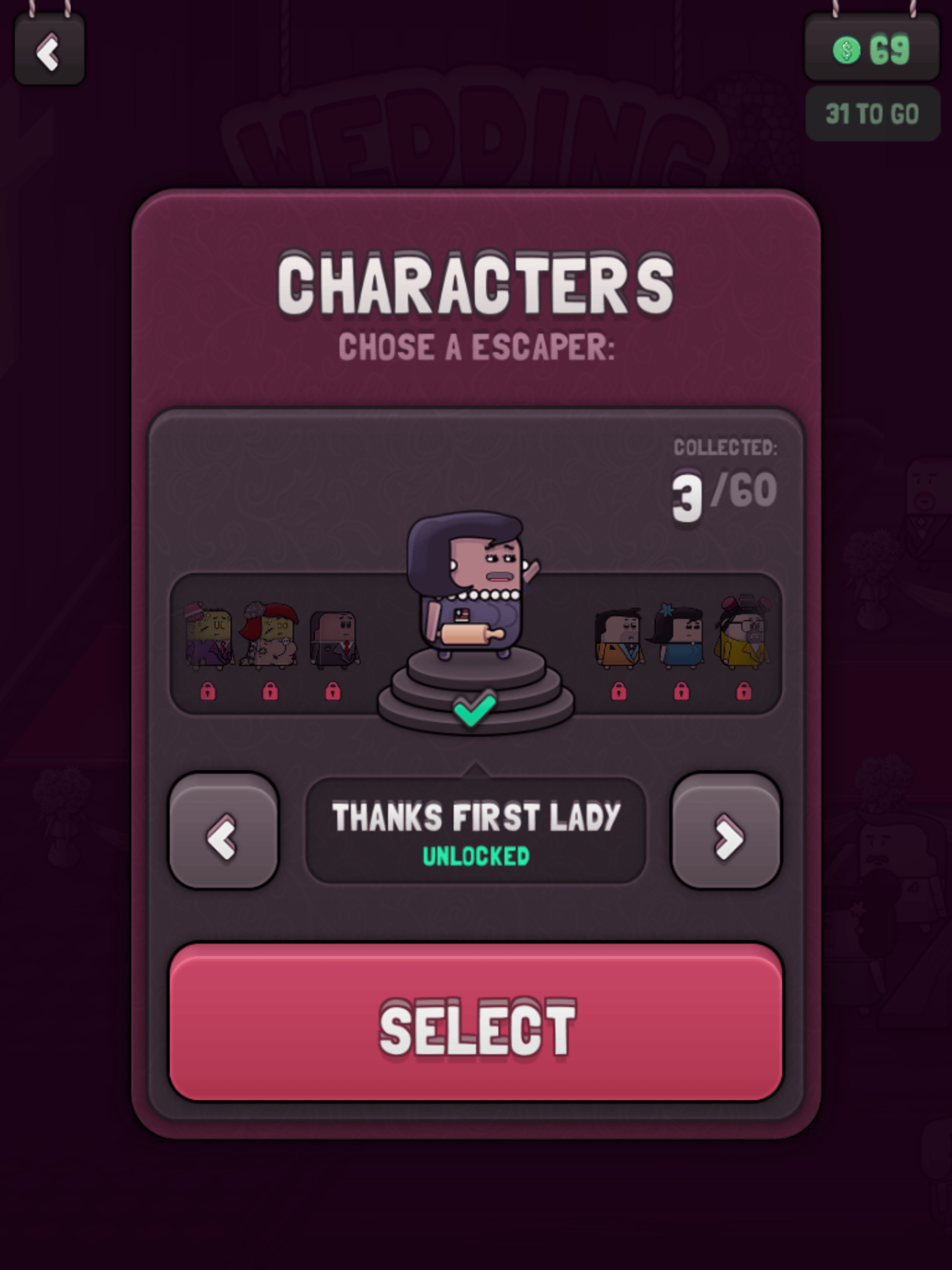 characters collect