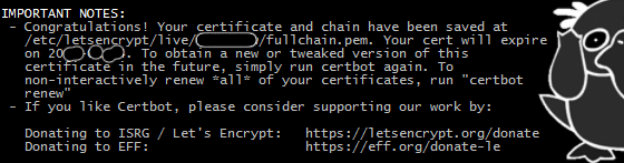 certbot