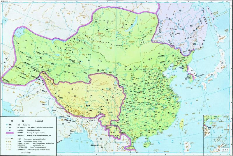 唐朝疆域图